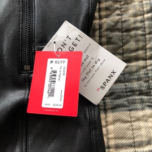 Black faux leather spanx - Picture 3 of 6